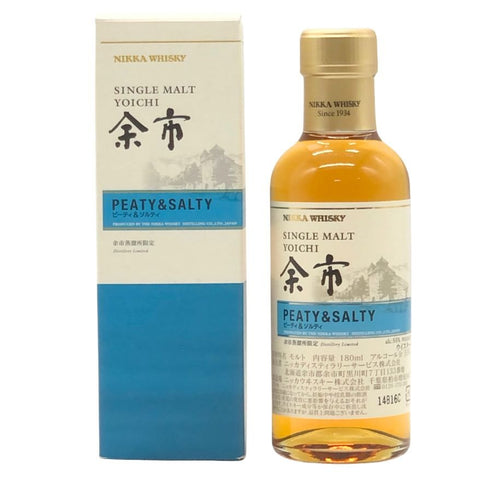 東京都限定◆ニッカ 余市 ピーティ&ソルティ 180ml 55% NIKKA 【D3】