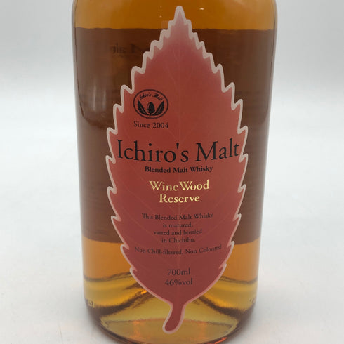 東京都限定◆イチローズモルト ワインウッドリザーブ 700ml 46% Ichiro's Malt Wine Wood Reserve 【G1】