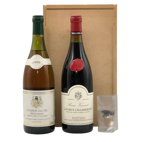 モワラール ジュヴレ シャンベルタン 1996 14% 750ml &シャブリ 1er クリュ モンマン 1996 13% 750ml ブルゴーニュワイン【G0】