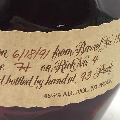 ブラントン シングルバレル 1991 750ml 46.5% Blanton's SINGLE BARREL バーボン【R1】