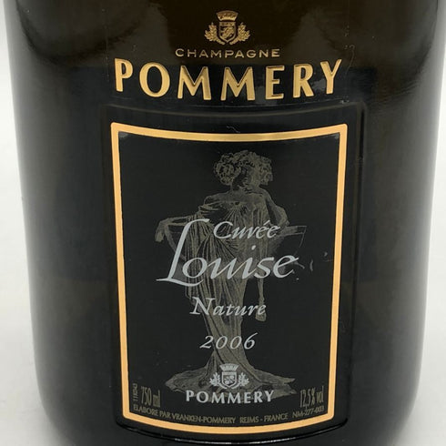 ポメリー キュヴェ ルイーズ ナチュール 2006 12.5% 750ml POMMERY Cuvee Louise Nature シャンパン【U0】
