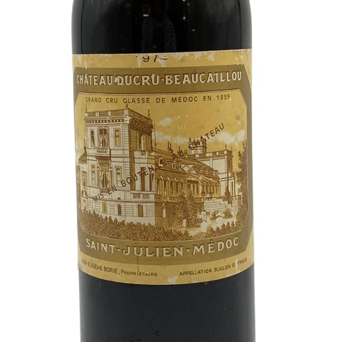 シャトー デュクリュ ボーカイユ サン ジュリアン メドック 1974 14% 750ml CH. DUCRU BEAUCAILLOU SAINT JULIEN MEDOC 【O4】