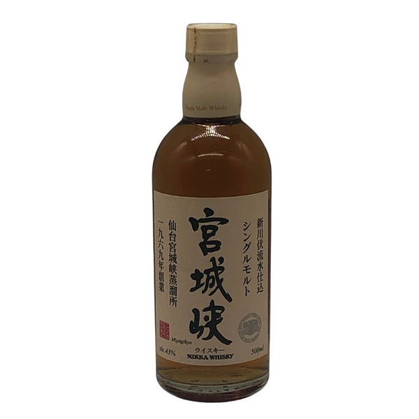 東京都限定◆ニッカ 宮城峡 シングルモルト 新川伏流水仕込 500ml 43% NIKKA MIYAGIKYO 【R2】