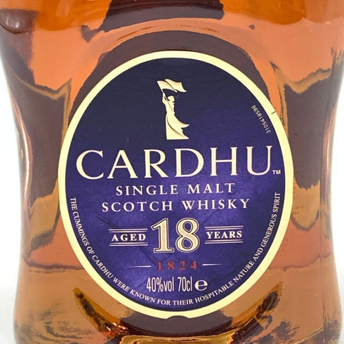 カーデュ 18年 シングルモルト スペイサイド 700ml 40% CARDHU SINGLE MALT スコッチウイスキー【N4】