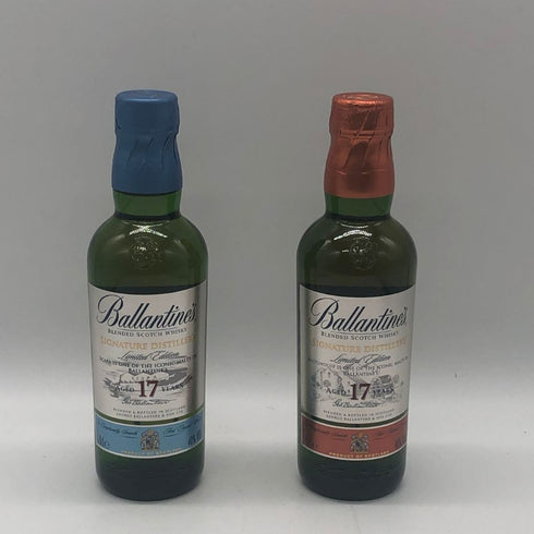 バランタイン 17年 シグネチャー ディスティラリー コレクション 200ml 40% 4本セット Ballantine's スコッチウイスキー【O2】