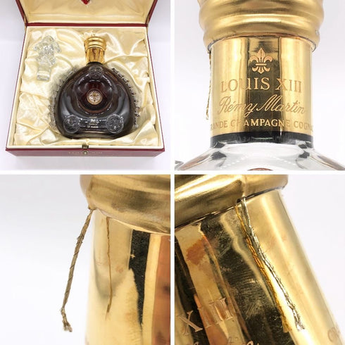 レミーマルタン ルイ13世 金キャップ 四角形箱 700ml REMY MARTIN LOUIS XIII コニャック【P4】