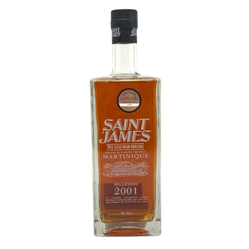 セントジェームス ミレジム 2001 トレ ヴィユー ラム マルティニーク 1000ml 43% SAINT JAMES Millesime【B1】