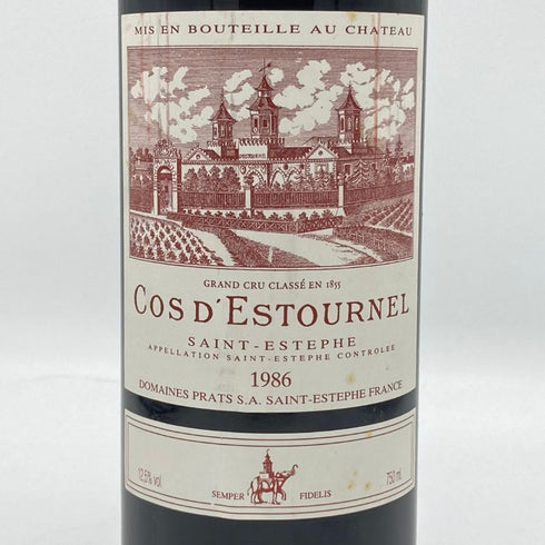 シャトー コス デス トゥルネル 1986 750ml 12.5% COS D'ESTOURNEL ボルドーワイン【U】