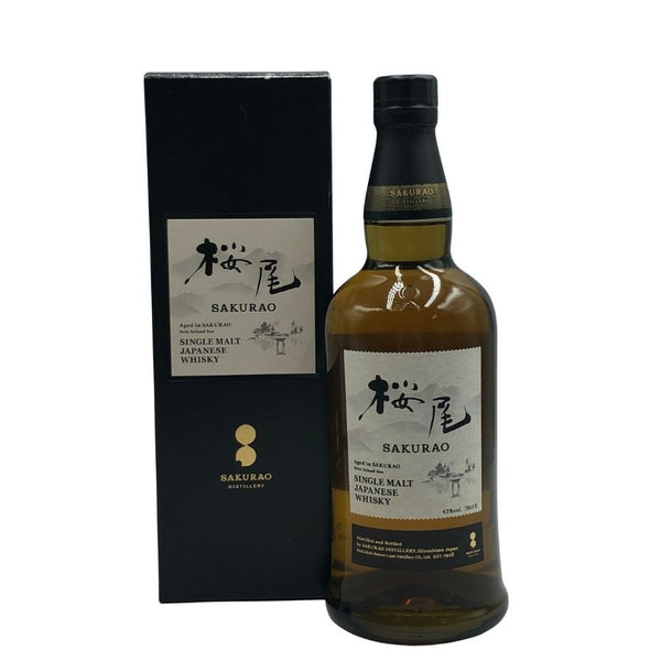 東京都限定◆桜尾 シングルモルト 700ml 43% SAKURAO 【D1】