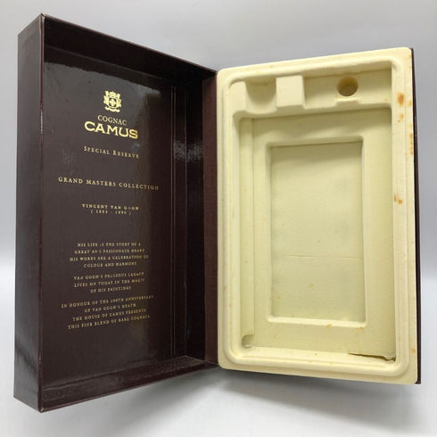 カミュ ブック ゴッホ ヒマワリ 陶器 700ml 40% CAMUS Vincent van GOGH コニャック1263g【E2】