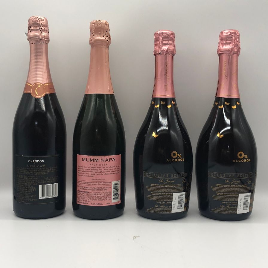 シャンパンロゼ 【4本セットまとめ】 12％ 750ml シャンパン【20
