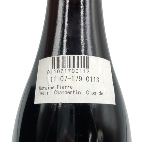 ドメーヌ ピエール ジュラン シャンベルタン クロ ド ベーズ グランクリュ 2007 750ml 13.5% Domaine Pierre Gelin Chambertin Clos de Beze Grand Cru ブルゴーニュワイン【C3】