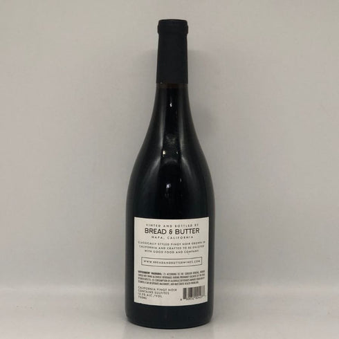ブレッド&バター ピノ ノワール 2020 750ml 13.5% BREAD&BUTTER カリフォルニアワイン【C3】