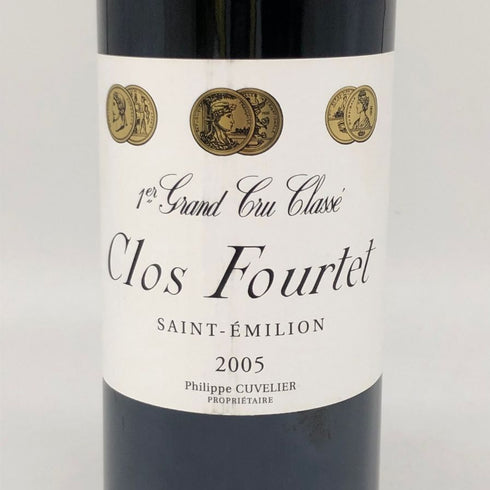 シャトー クロ フルテ プルミエ グランクリュ クラッセ サンテミリオン 2005 750ml 14.5% CHATEAU Clos Fourtet 1er Grand Cru Classe Saint Emilion ボルドーワイン【X4】