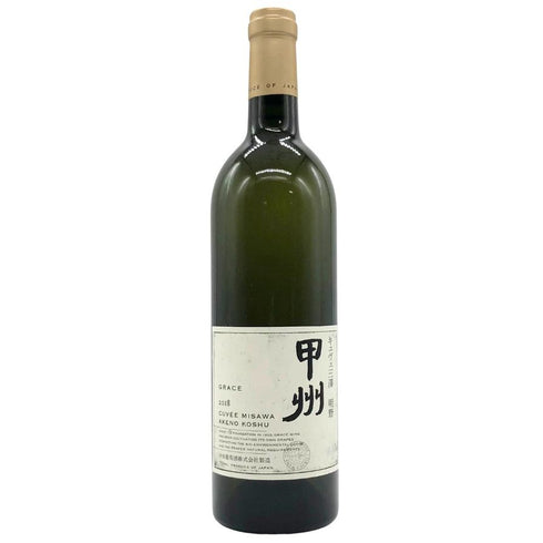 明野甲州 キュヴェ三澤 グレイス 甲州 ワイン 2018 750ml 11% Akeno Koshu 日本ワイン【Q】