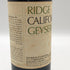 リッジ カルフォルニア ガイザーヴィル 1997 750ml 15% RidgeCalifornia Geyserville カリフォルニアワイン【S2】
