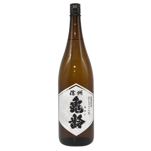 亀齢酒造 亀齢 ひとごこち 純米酒 1800ml 15% 2024年11月 日本酒 - 特別純米酒【I4】