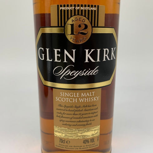 グレンカーク 12年 700ml 40% GLEN KIRK スコッチウイスキー【Q4】