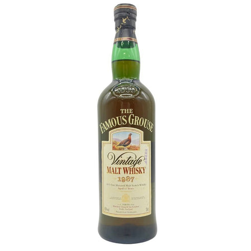 ザ フェイマス グラウス ビンテージモルト 12年 1987 40% 700ml THE FAMOUS GROUSE 【N2】