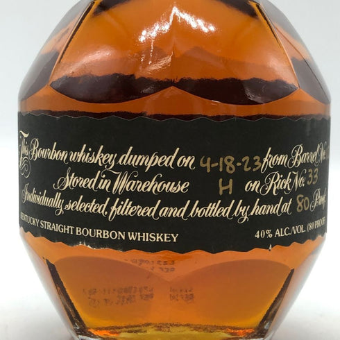 ブラントン シングルバレル ブラックラベル 2023 750ml 40% Blanton's SINGLE BARREL BLACK LABEL バーボン【Q0】