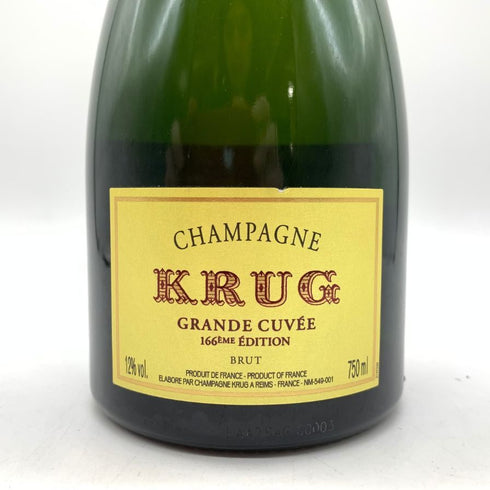 クリュッグ グランド キュヴェ 166EME EDITION 750ml 12% KRUG 【I2】