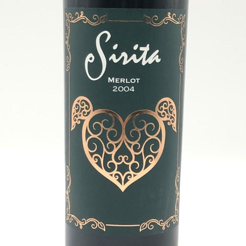 シリタ メルロー 2004 750ml 14.5% Sirita カリフォルニアワイン【F3】
