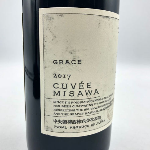 グレイス キュヴェ 三澤 ルージュ 2017 750ml 13% GRACE CUVEE MISAWA ROUGE 日本ワイン【S4】