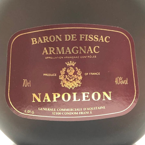 バロン ド フィサック アルマニャック ナポレオン 700ml 40% Baron de Fissac ブランデー【W0】