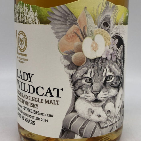 クライヌリッシュ 21年 2003 アニマルレイディ レディワイルドキャット ホグスヘッド 500ml 53.2% Clynelish スコッチウイスキー【C1】