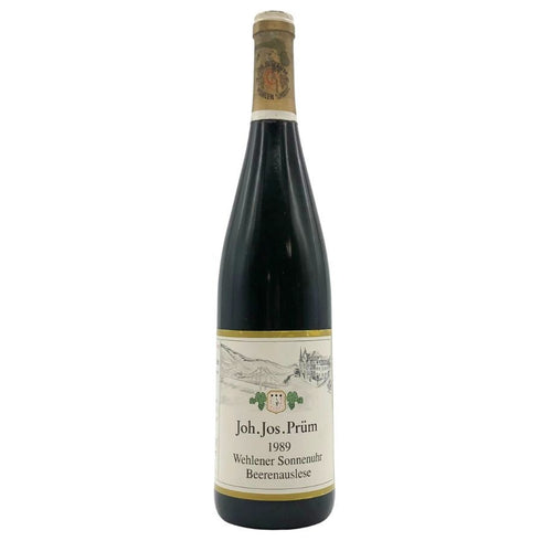 ヨハン ヨゼフ プリュムヴェレナー ゾンネンウーア ベーレン アウスレーゼ 1989 750ml 8% Joh Jos Prum Wehlener Sonnenuhr Beerenauslese 白ワイン【J】