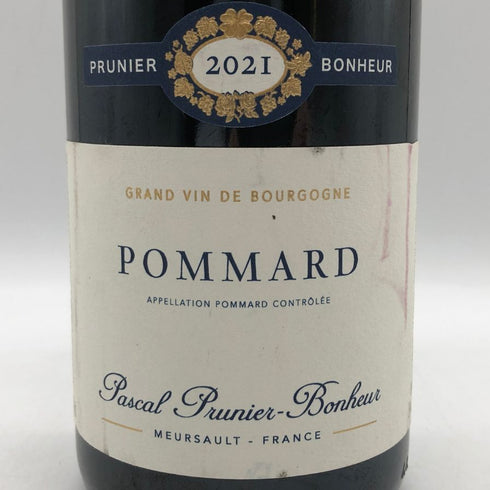 パスカル プルニエ ボヌール ポマール 2021 750ml 13% Pascal Prunier Bonheur Pommard ブルゴーニュワイン【D4】
