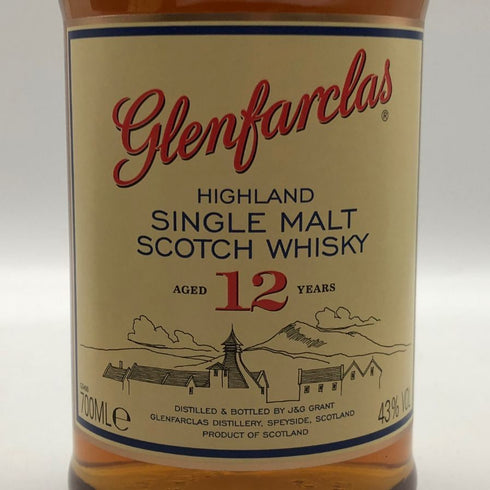 グレンファークラス 12年 700ml 43% シングルモルト スコッチ ウイスキー Glenfarclas スコッチウイスキー【J0】