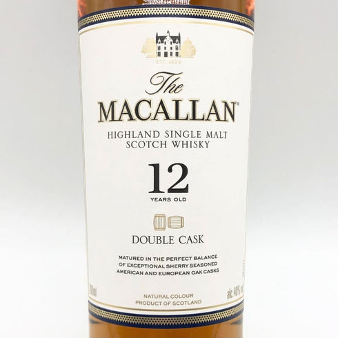ザ マッカラン 12年 ダブルカスク 700ml 40% The MACALLAN 箱無 スコッチウイスキー【H2】