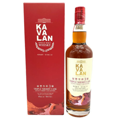 カバラン トリプル シェリー カスク 700ml 40% KAVALAN TRIPLE SHERRY CASK 【W】