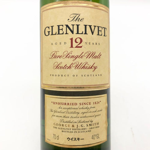 グレンリベット 12年 旧ボトル 700ml 40% THE GLENLIVET スコッチウイスキー【L】