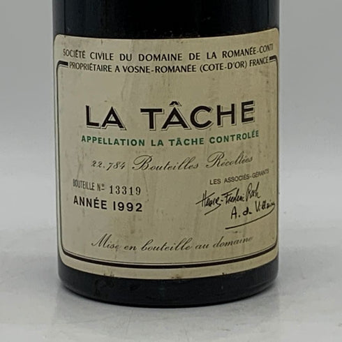ドメーヌ ド ラ ロマネコンティ ラターシュ 1992 750ml 13.1% DRC Domaine de la Romanee-Conti La Tache ブルゴーニュワイン【同梱不可】【S4】