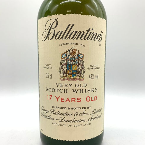 バランタイン 17年 ベリーオールド 青青紋章 旧ボトル 750ml 43% Ballantines's Very Old 【V4】