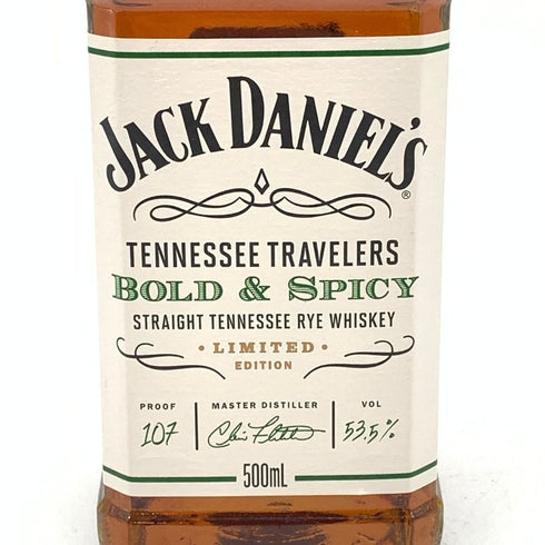 ジャックダニエル テネシートラベラーズ ボールド&スパイシー No.2 500ml 53.5% JACK DANIERL'S TENNESSEE TRAVELERS BOLD SPICY アメリカウイスキー【C】