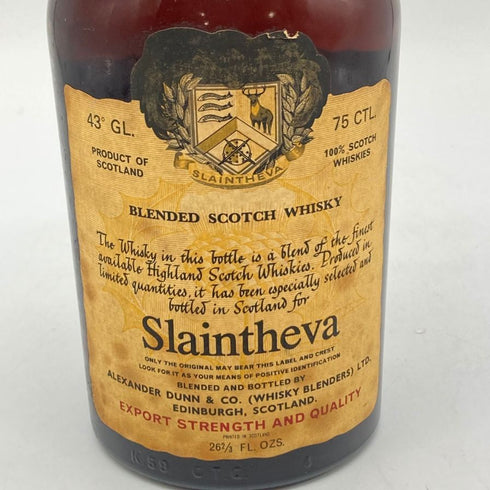 スランジーバ ブレンデッド スコッチ ウイスキー 750ml 43% Slaintheva スコッチウイスキー【U4】