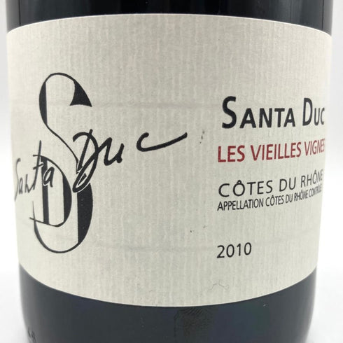 ドメーヌ サンタ デュック レ ヴィエイユ ヴィーニュ 2010 750ml 14% Domaine Santa Duc フランスワイン【O4】