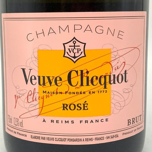 ヴーヴ クリコ ロゼ ローズラベル 750ml 12.5% Veuve Clicquot Rose Label シャンパン【O1】