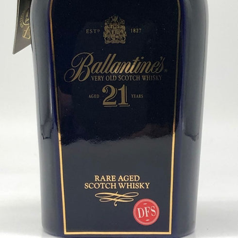 バランタイン 21年 ベリーオールド 陶器ボトル 700ml 43% Ballantine's スコッチウイスキー1451g【R】