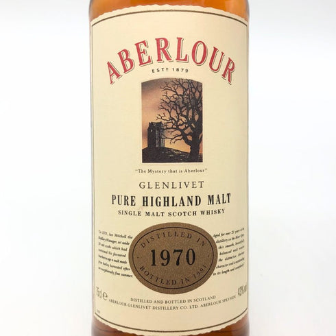 アベラワー グレンリベット 21年 1969-1991 750ml 43% ABERLOUR Glenlivet スコッチウイスキー【X1】