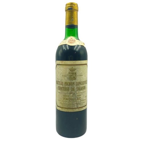 シャトー ピション ロングヴィル コンテス ド ラランド 1978 750ml 14% CHATEAU PICHON LONGUEVILLE COMTESSE DE LALANDE ボルドーワイン【U1】