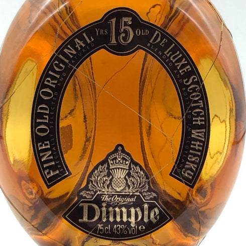 ディンプル 15年 ファイン オールド オリジナル デ ラックス 750ml 43% Dimple FINE OLD ORIGINAL De LUXE スコッチウイスキー【Y1】