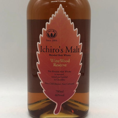 東京都限定◆ベンチャーウイスキー イチローズモルト ワインウッドリザーブ 700ml 46% Ichiro's Malt Wine Wood Reserve 【U1】