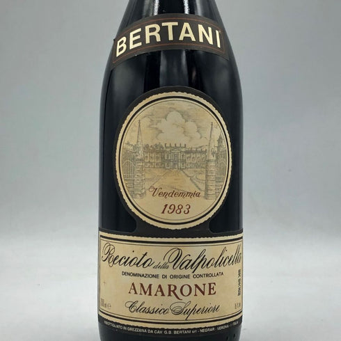 ベルターニ レチョート デッラ ヴァルポリチェッラ アマローネ クラシコ スペリオーレ 1983 750ml 15% Bertani Recioto della Valpolicella Amarone Classico イタリアワイン【P】