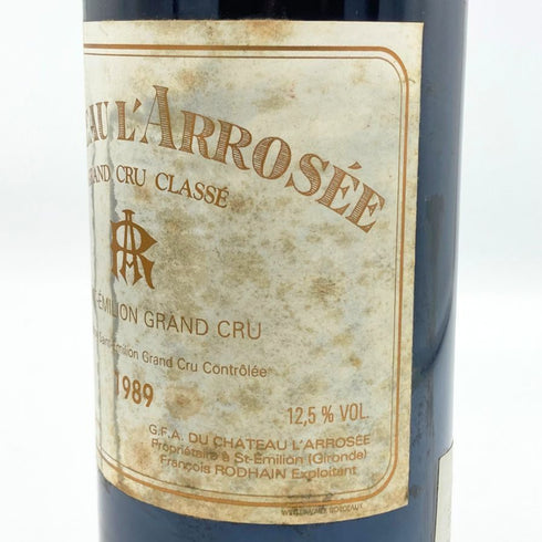 シャトー ラロゼ サンテミリオン グランクリュ クラッセ 1989 750ml 12.5% Chateau l'Arrosee ボルドーワイン【T1】