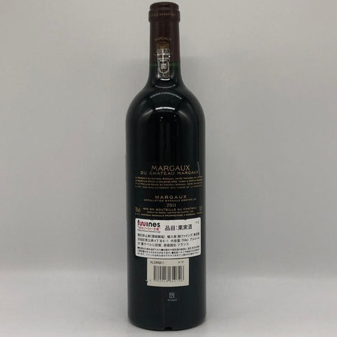 マルゴー デュ シャトー マルゴー 2011 750ml 13% MARGAUX du CHATEAU MARGAUX ボルドーワイン【W0】