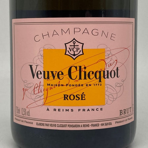 ヴーヴ クリコ ロゼ ローズラベル 750ml 12.5% Veuve Clicquot Rose Label シャンパン【X4】
